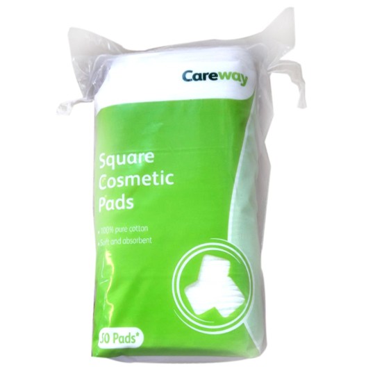 Careway Square Cotton Wool Pads British Chemist
