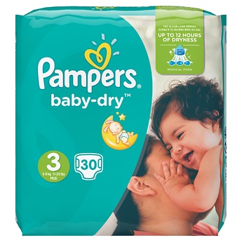Pampers Baby Dry Midi Size 3 | British Chemist