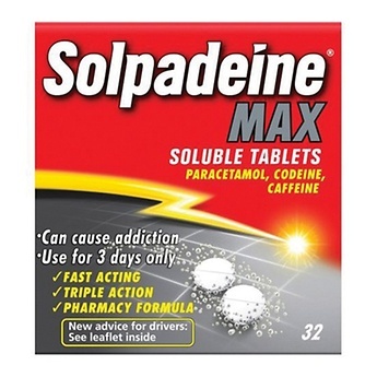 Solpadeine Max Soluble 32 Painkiller Tablets
