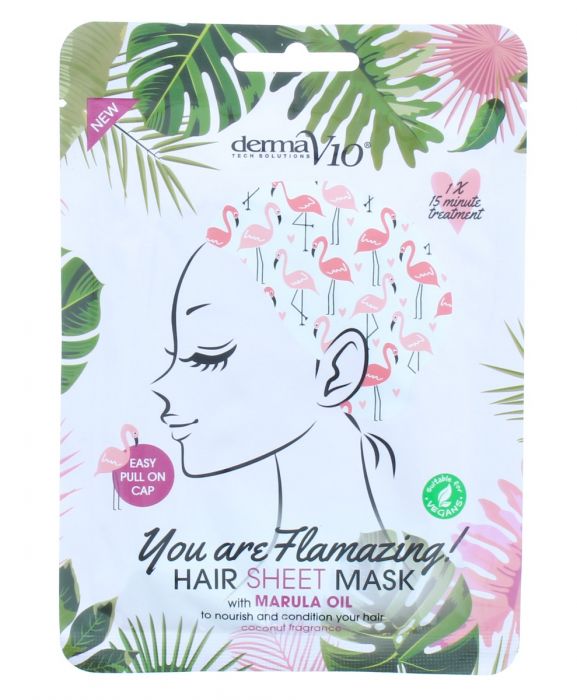Derma V10 Hair Mask With Marula Oil British Chemist