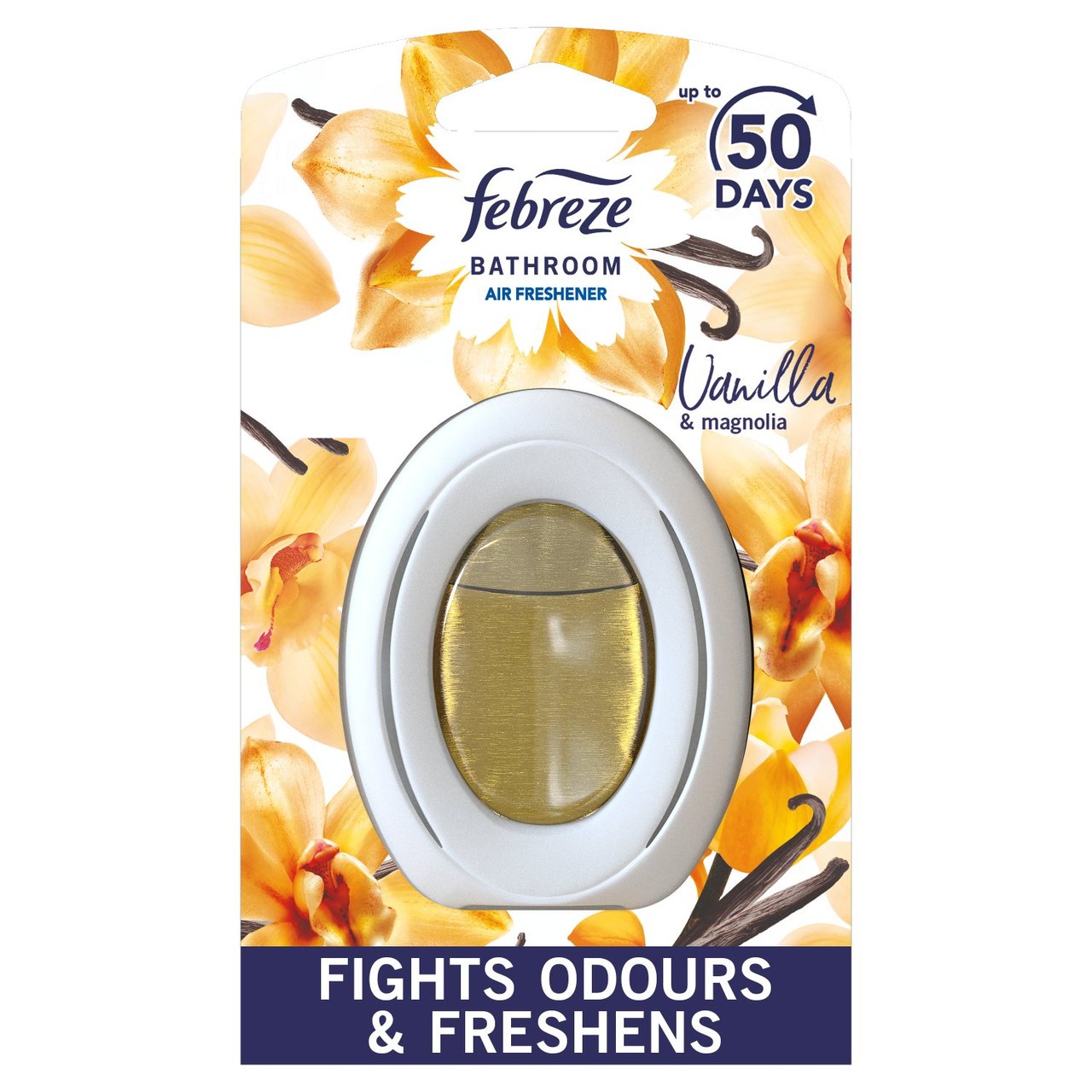 Febreze Vanilla & Magnolia Small Spaces Bathroom Air Freshener ...
